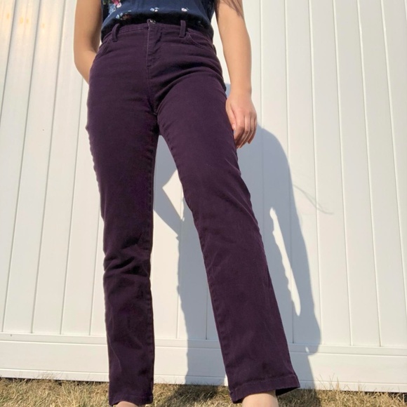 Vintage Purple Tapered Leg Jeans - Picture 1 of 5